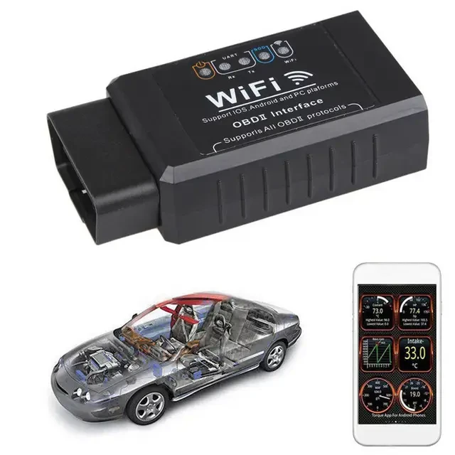 OBD2 ELM 327 WIFI interface de diagnostic automobile