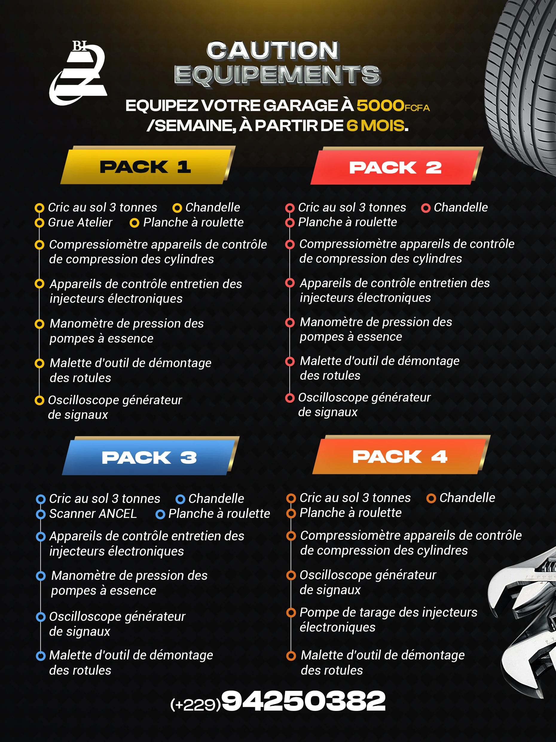 GARAGE ÉQUIPÉ